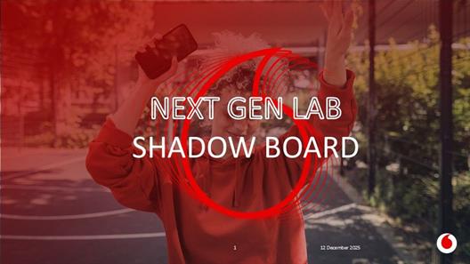 Titelseite der Präsentaton "Next Gen Lab Shadow Board"